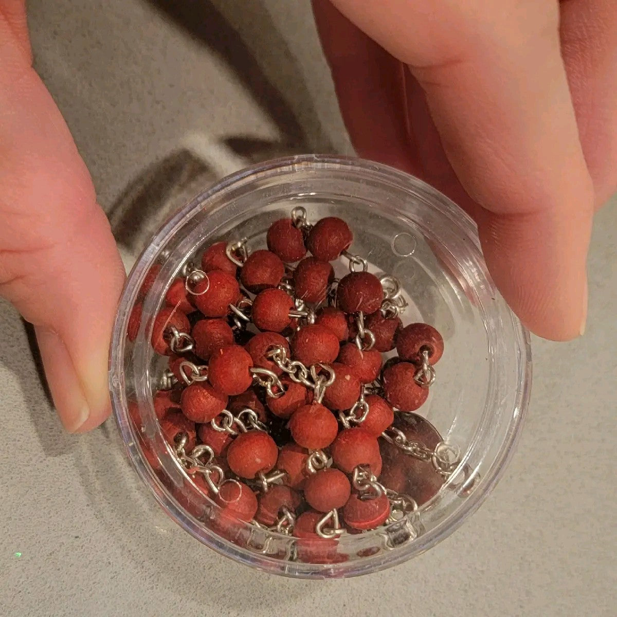 Wooden Bead Rosary