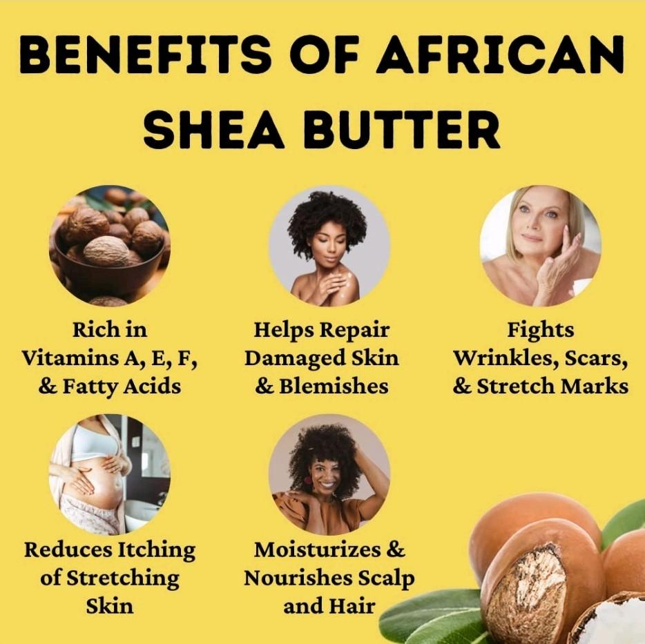 African Shea Butter, 100% Natural Moisturizer