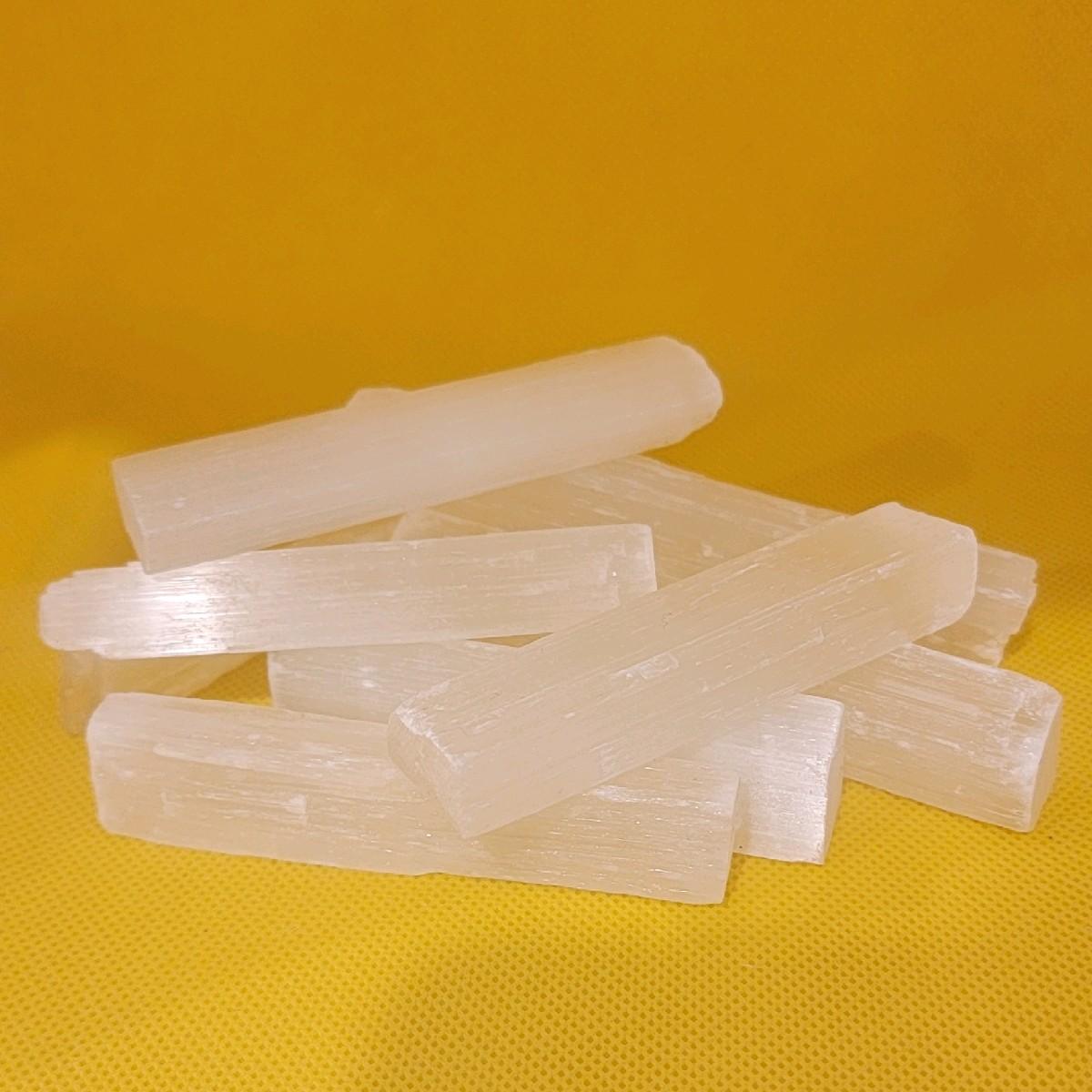 Satin Spar Selenite Wand