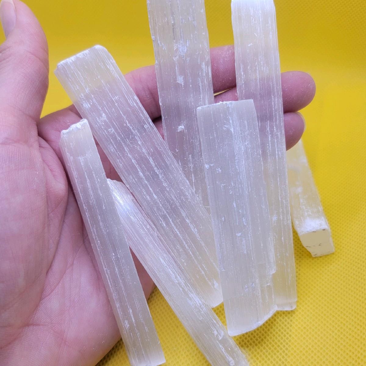 Satin Spar Selenite Wand